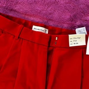 Abercrombie Red Trousers (10)